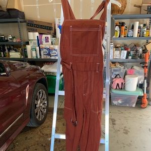 Brown overalls